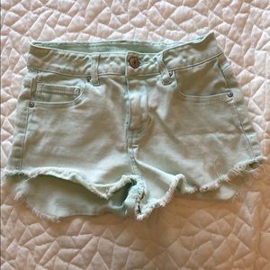 Light blue shorts